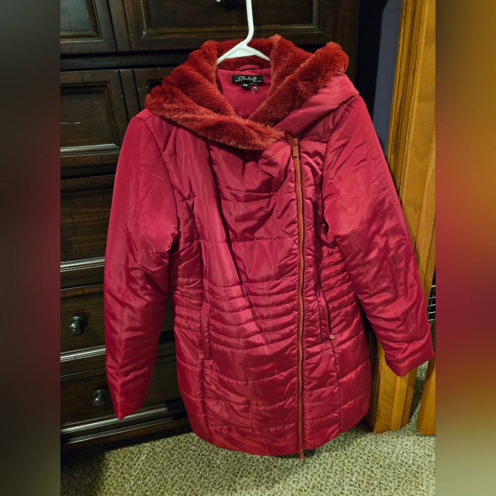 Petite Red Winter Coat